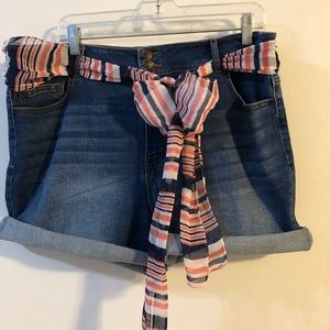 Denim Shorts Size 16
